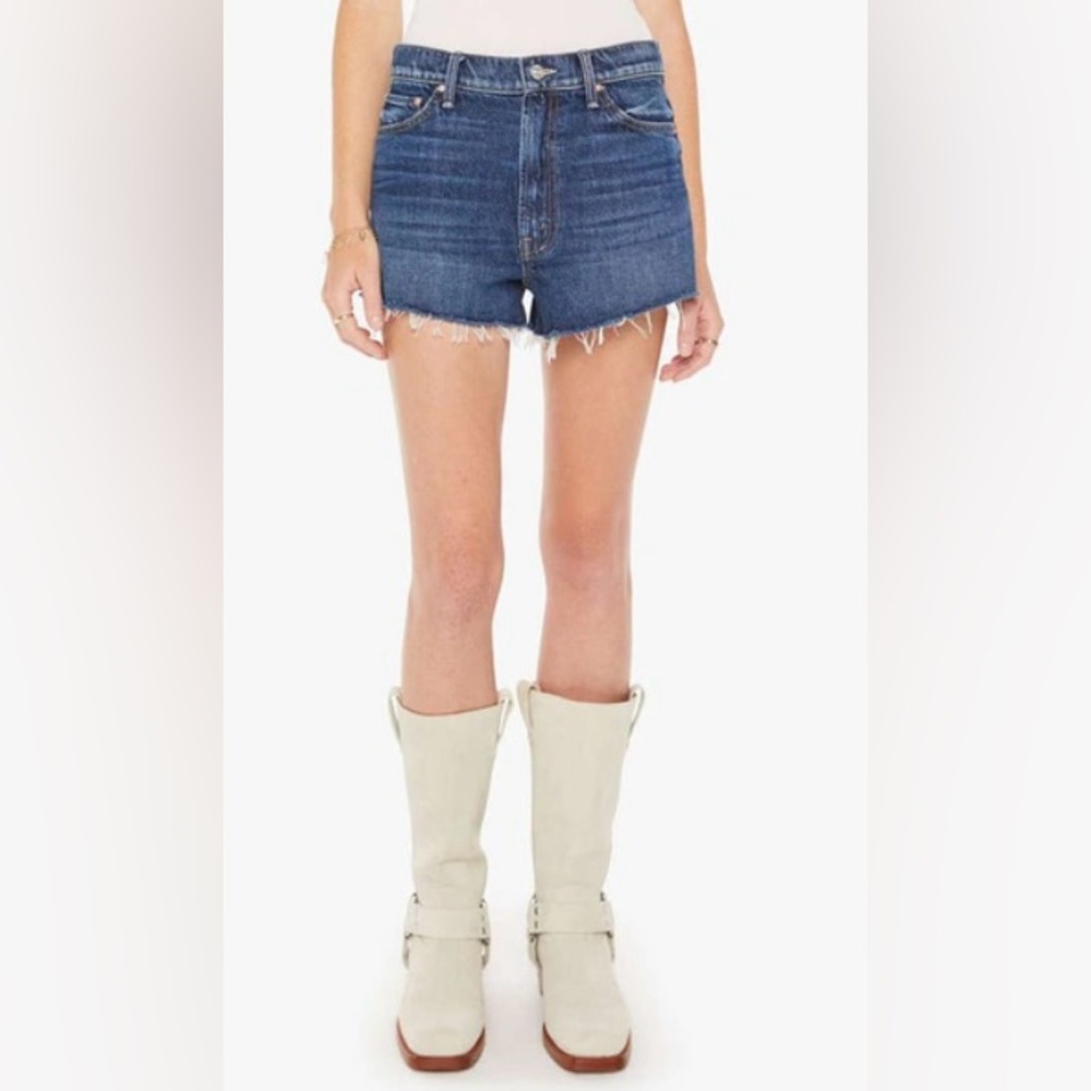 MOTHER Denim Mother The Dutchie Short Fray Color-My Treat